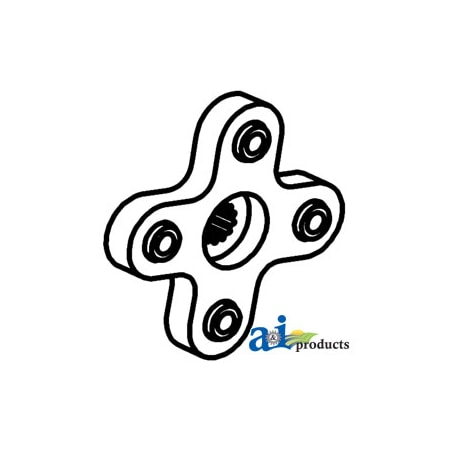 A & I Products Hub, Hydraulic Pump 6.5" x6" x2" A-C5NNN879A